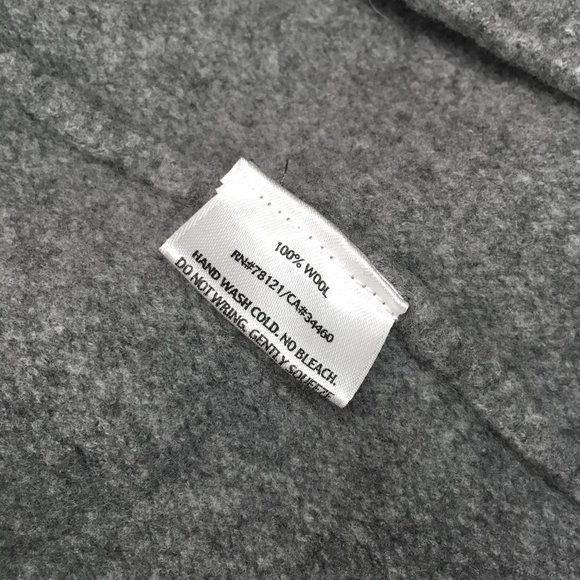 Eileen Fisher Grey Wool Open Cardigan Sweater - Picture 8 of 8